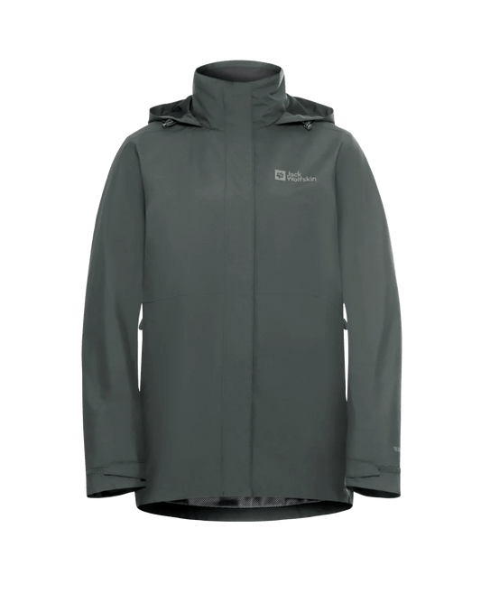 Jack Wolfskin ROTWAND 3IN1 JACKET W - Jackets at PeakStyle