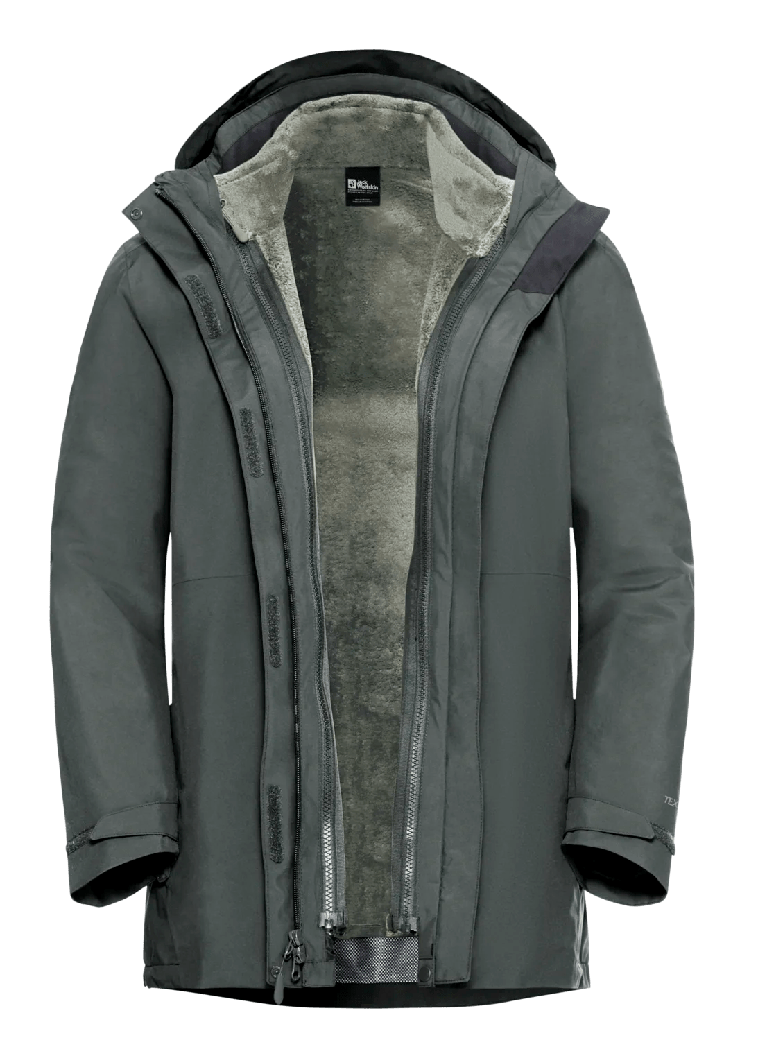 Jack Wolfskin ROTWAND 3IN1 JACKET W - Jackets at PeakStyle