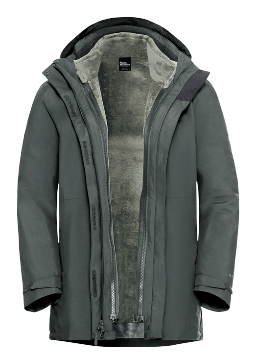 Jack Wolfskin ROTWAND 3IN1 JACKET W - Jackets at PeakStyle