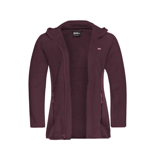 Jack Wolfskin ROTWAND HOODED FZ W - at PeakStyle