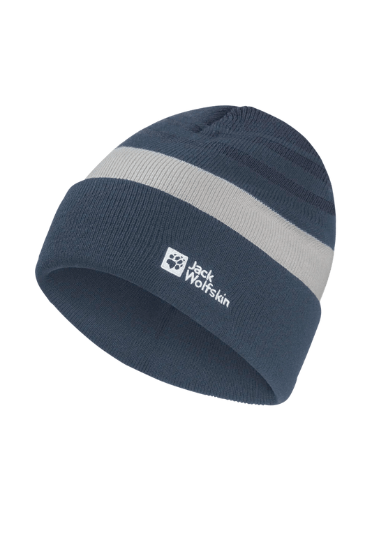 Jack Wolfskin STRIPY KNIT BEANIE K - Headwear at PeakStyle