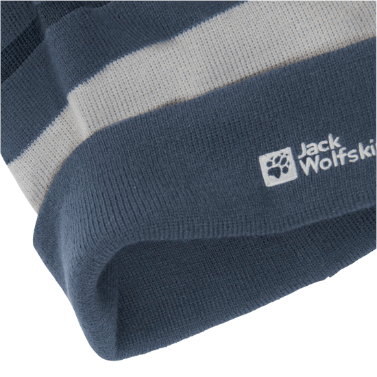 Jack Wolfskin STRIPY KNIT BEANIE K - Headwear at PeakStyle