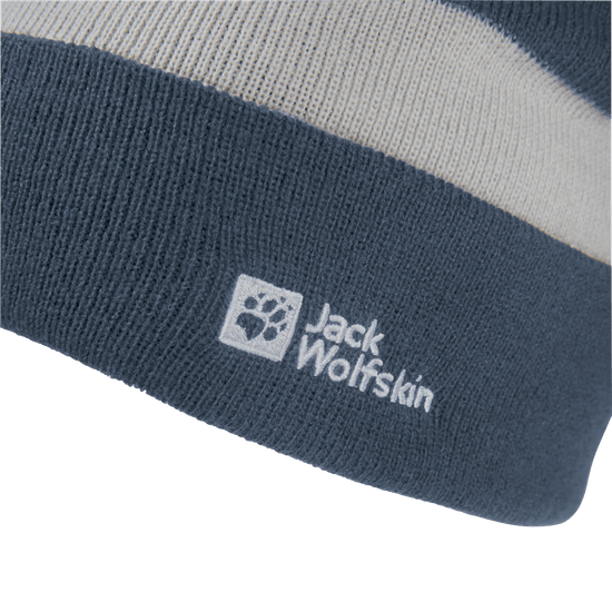 Jack Wolfskin STRIPY KNIT BEANIE K - Headwear at PeakStyle