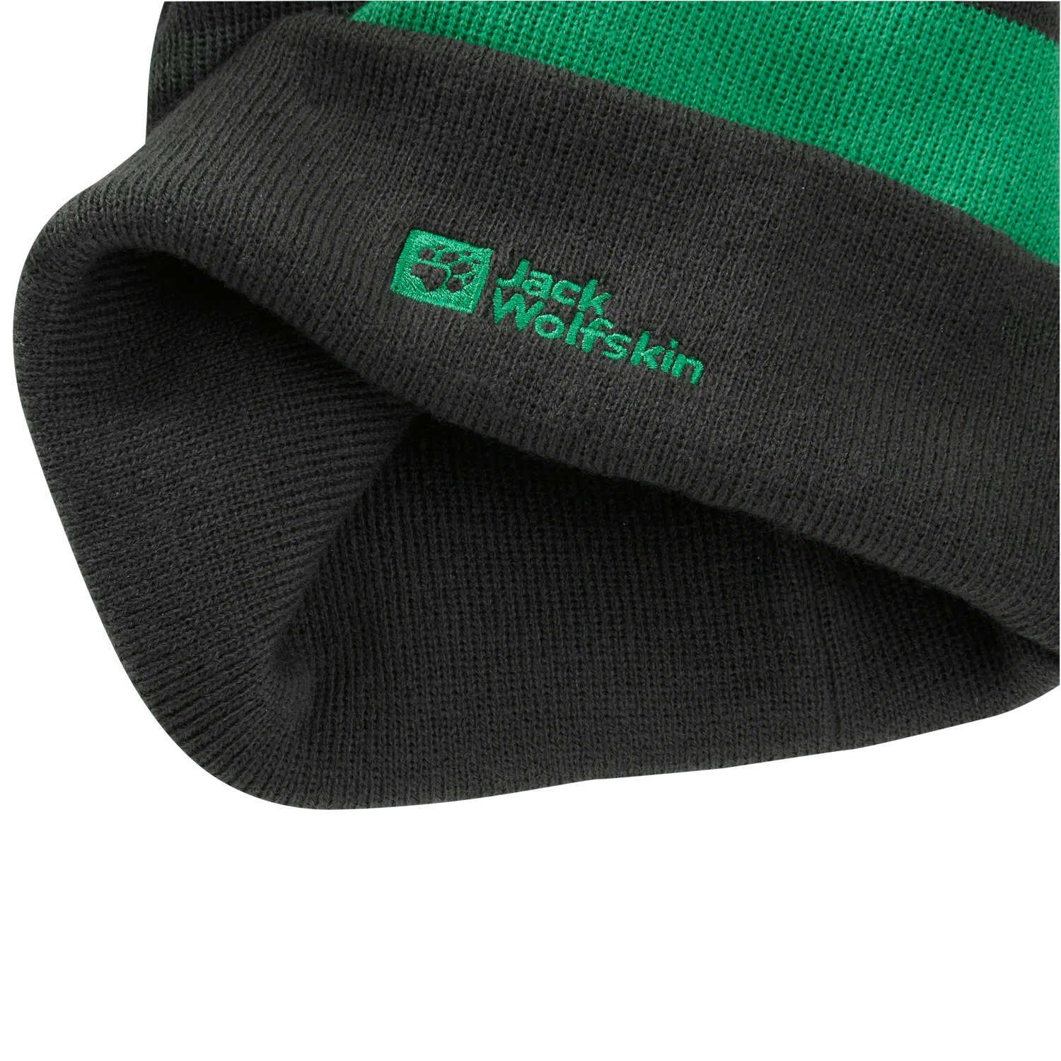 Jack Wolfskin STRIPY KNIT BEANIE K - Headwear at PeakStyle