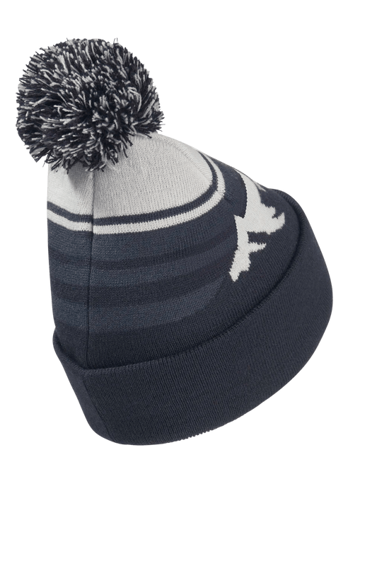 Jack Wolfskin STRIPY POMPOM BEANIE K - Headwear at PeakStyle