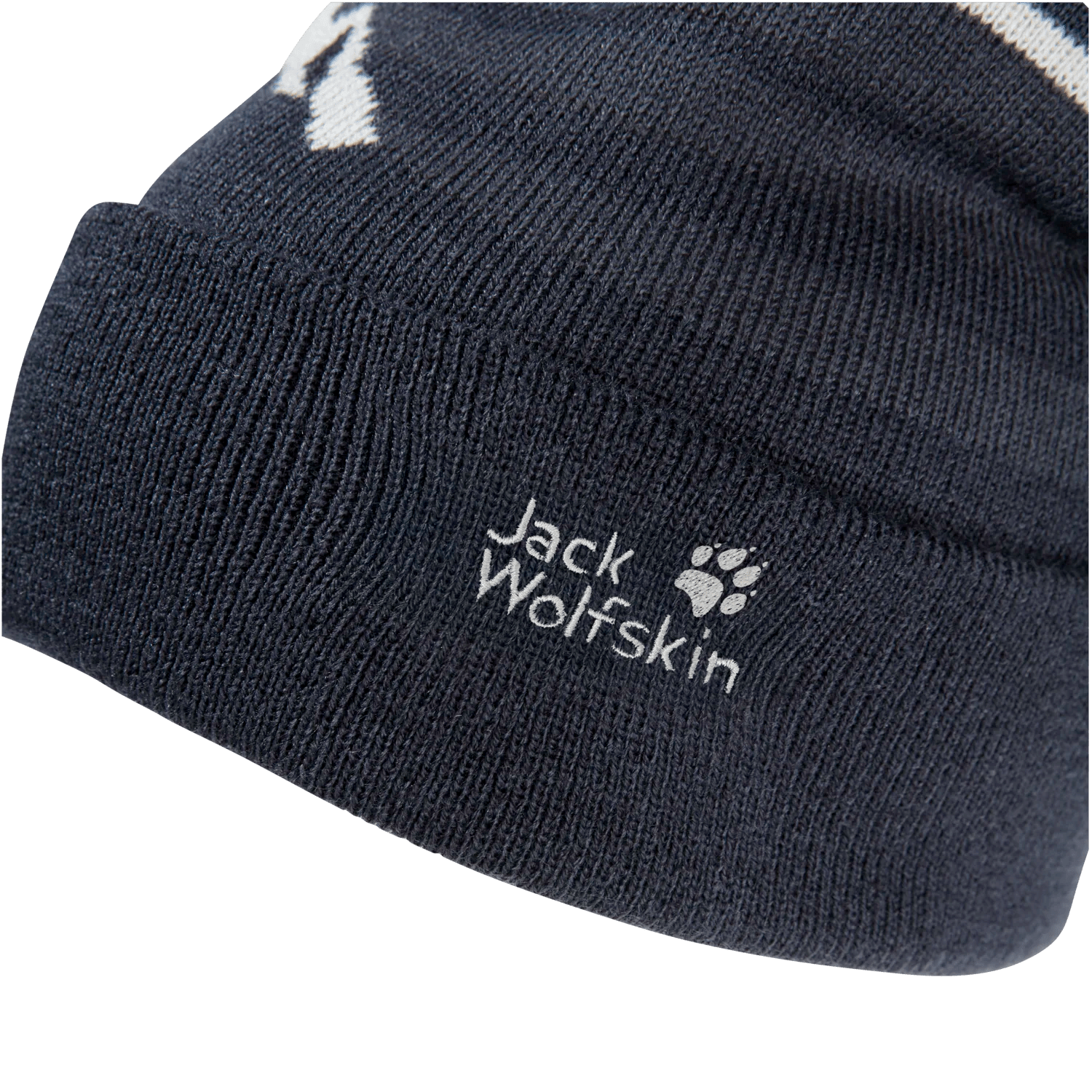 Jack Wolfskin STRIPY POMPOM BEANIE K - Headwear at PeakStyle