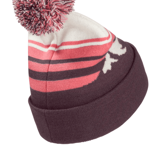 Jack Wolfskin STRIPY POMPOM BEANIE K - Headwear at PeakStyle