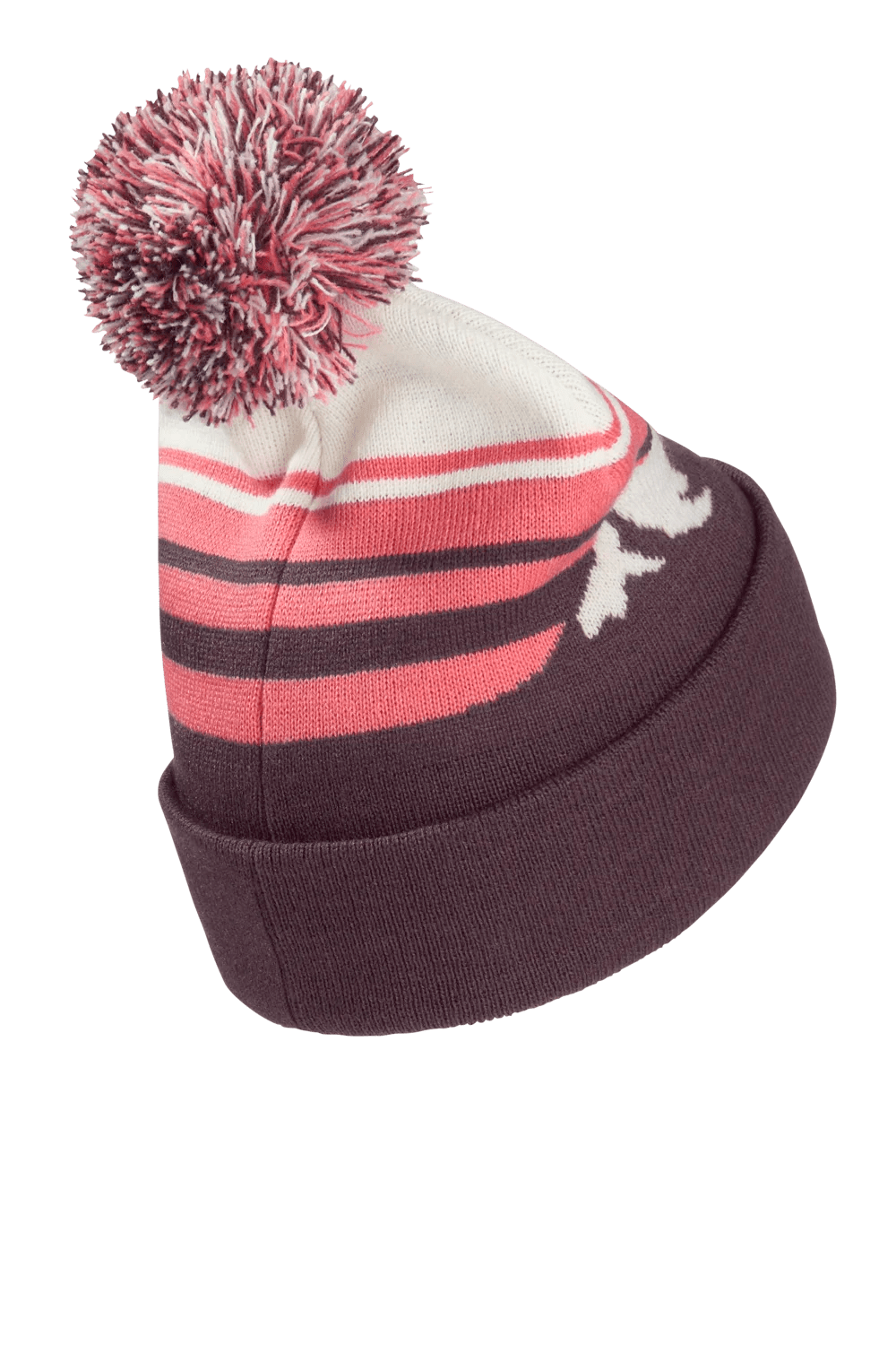 Jack Wolfskin STRIPY POMPOM BEANIE K - Headwear at PeakStyle