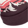 Jack Wolfskin STRIPY POMPOM BEANIE K - Headwear at PeakStyle