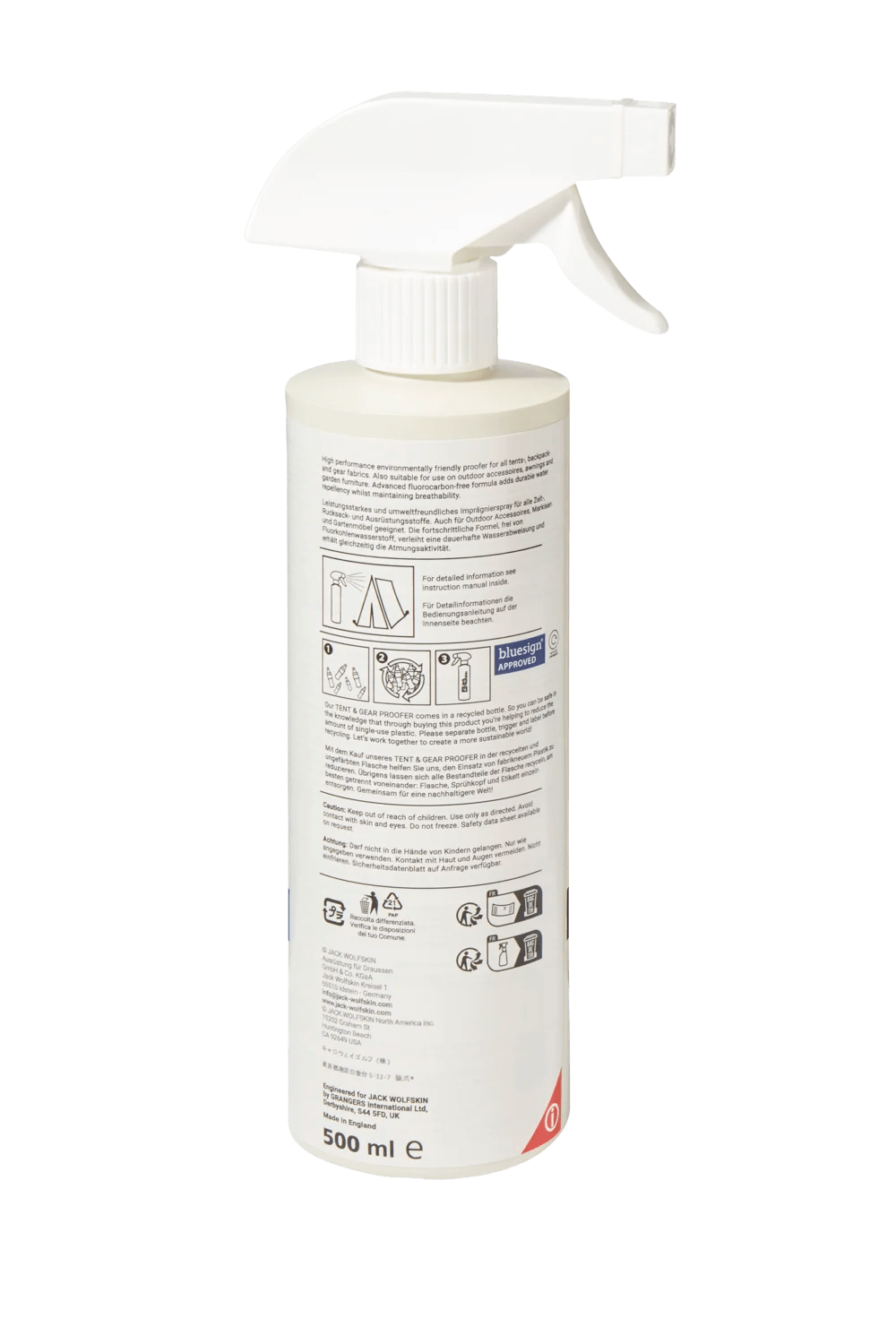 Jack Wolfskin TENT & GEAR PROOFER - Textile care at PeakStyle