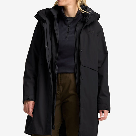 Jack Wolfskin W BAYLIGHT 3IN1 COAT W - Coats & Parkas at PeakStyle