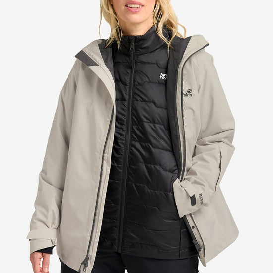 Jack Wolfskin W FLOWLINE 3IN1 JACKET W - Winter sports jackets at PeakStyle
