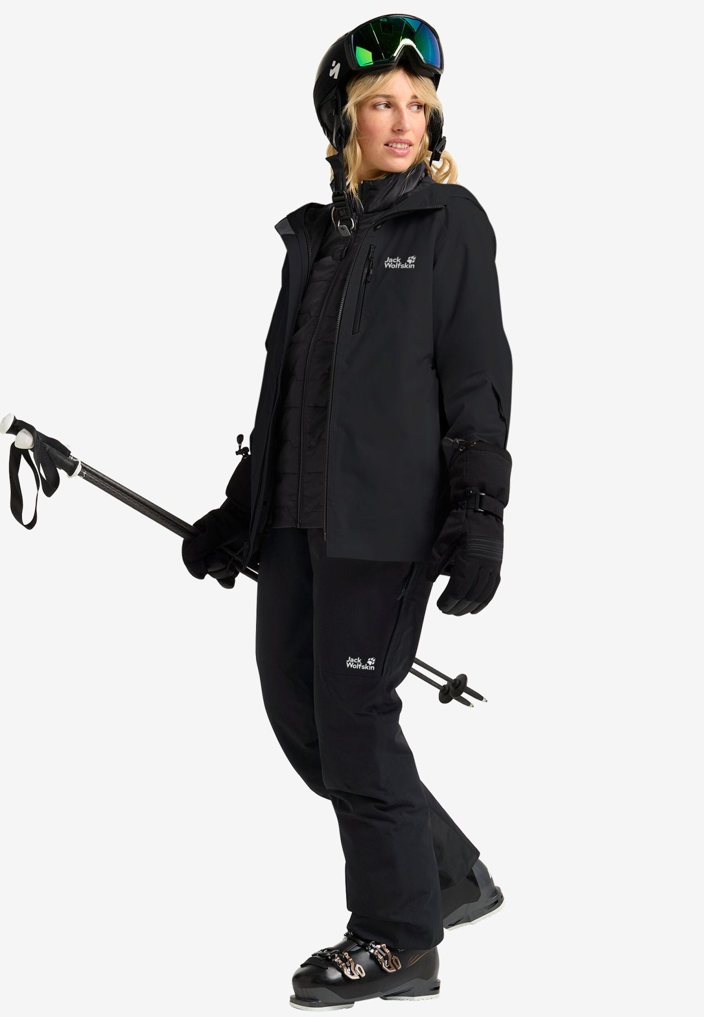 Jack Wolfskin W FLOWLINE 3IN1 JACKET W - Winter sports jackets at PeakStyle