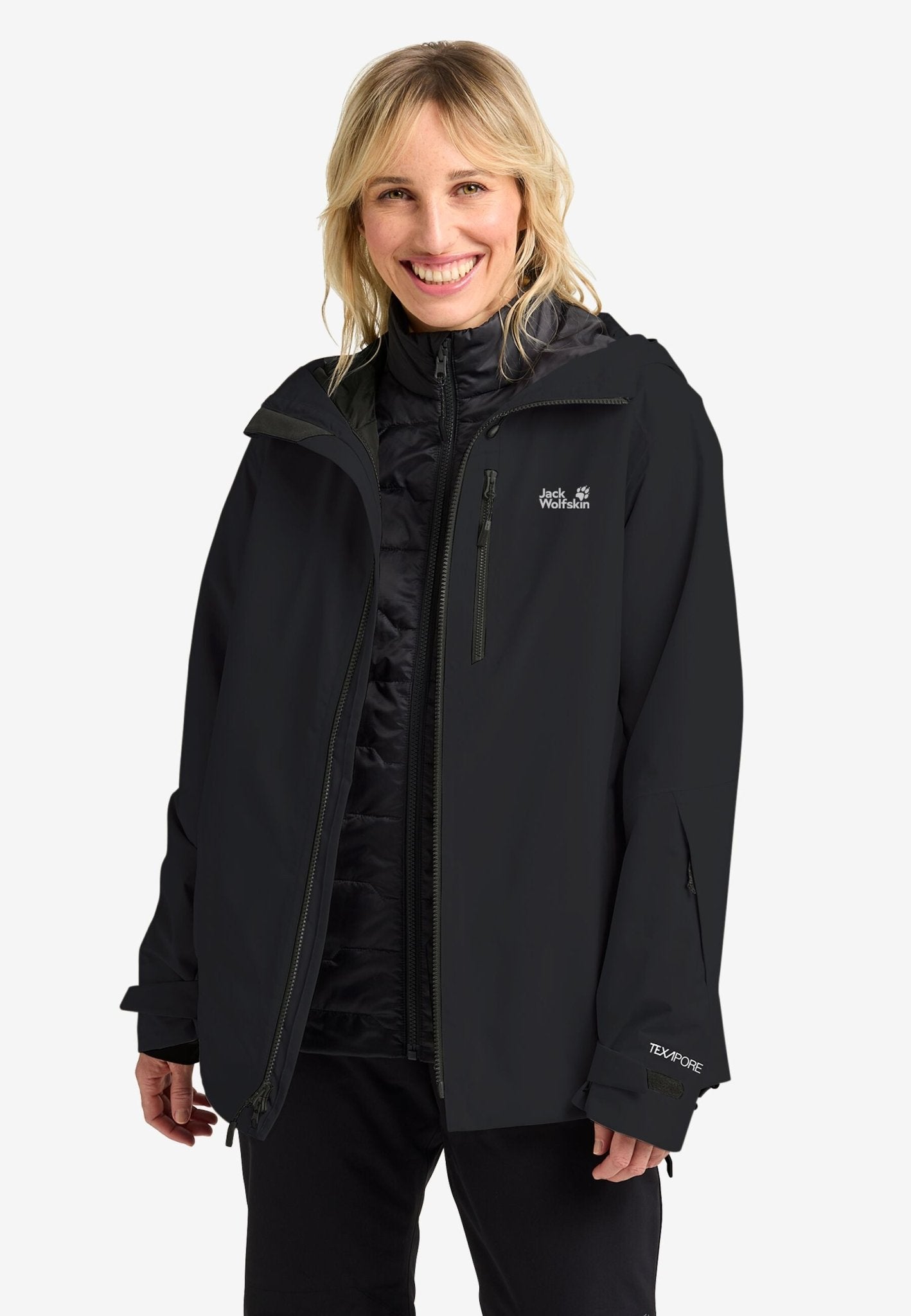 Jack Wolfskin W FLOWLINE 3IN1 JACKET W - Winter sports jackets at PeakStyle