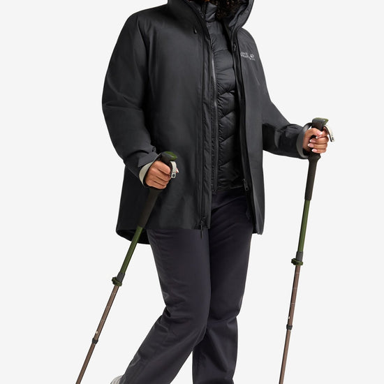 Jack Wolfskin W ICECAPE 3IN1 DOWN JACKET W RDS - Coats & Parkas at PeakStyle