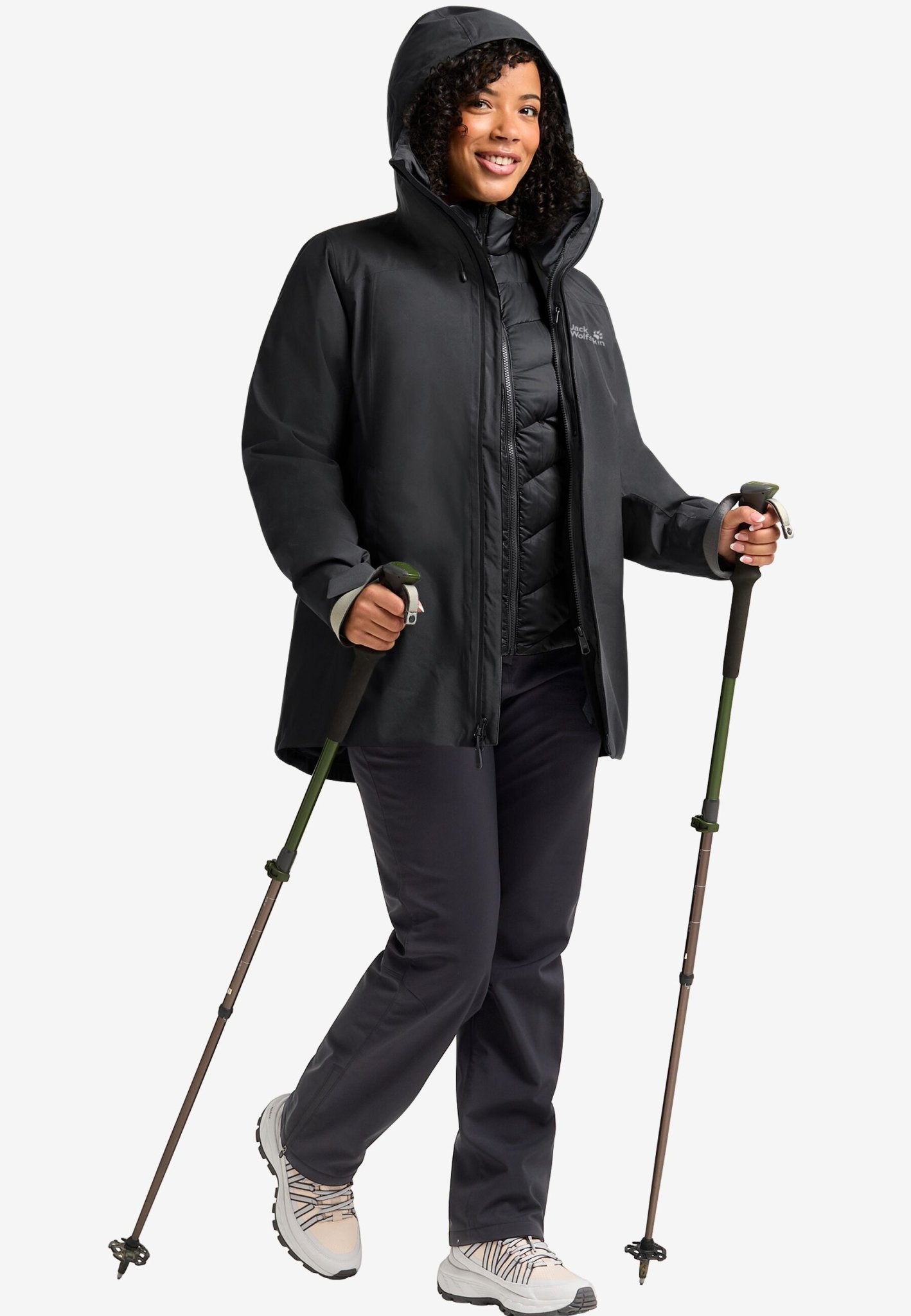 Jack Wolfskin W ICECAPE 3IN1 DOWN JACKET W RDS - Coats & Parkas at PeakStyle