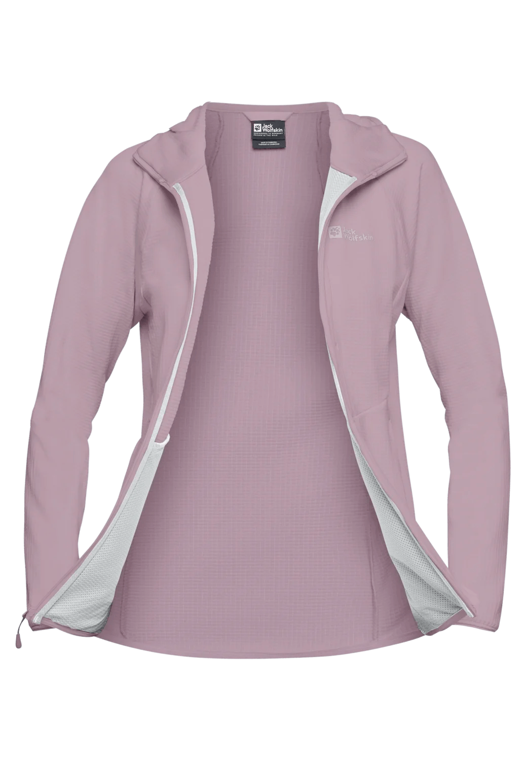 Jack Wolfskin W KOLBENBERG HOODED FZ W - Midlayer at PeakStyle