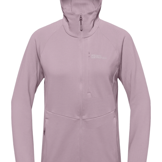 Jack Wolfskin W KOLBENBERG HOODED FZ W - Midlayer at PeakStyle