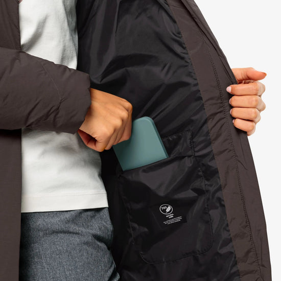 Jack Wolfskin W MARIENPLATZ COAT W RDS - Coats & Parkas at PeakStyle