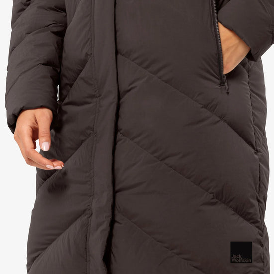 Jack Wolfskin W MARIENPLATZ COAT W RDS - Coats & Parkas at PeakStyle