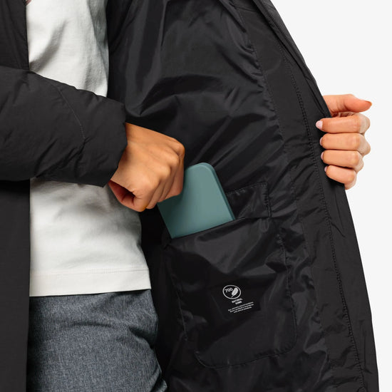 Jack Wolfskin W MARIENPLATZ COAT W RDS - Coats & Parkas at PeakStyle