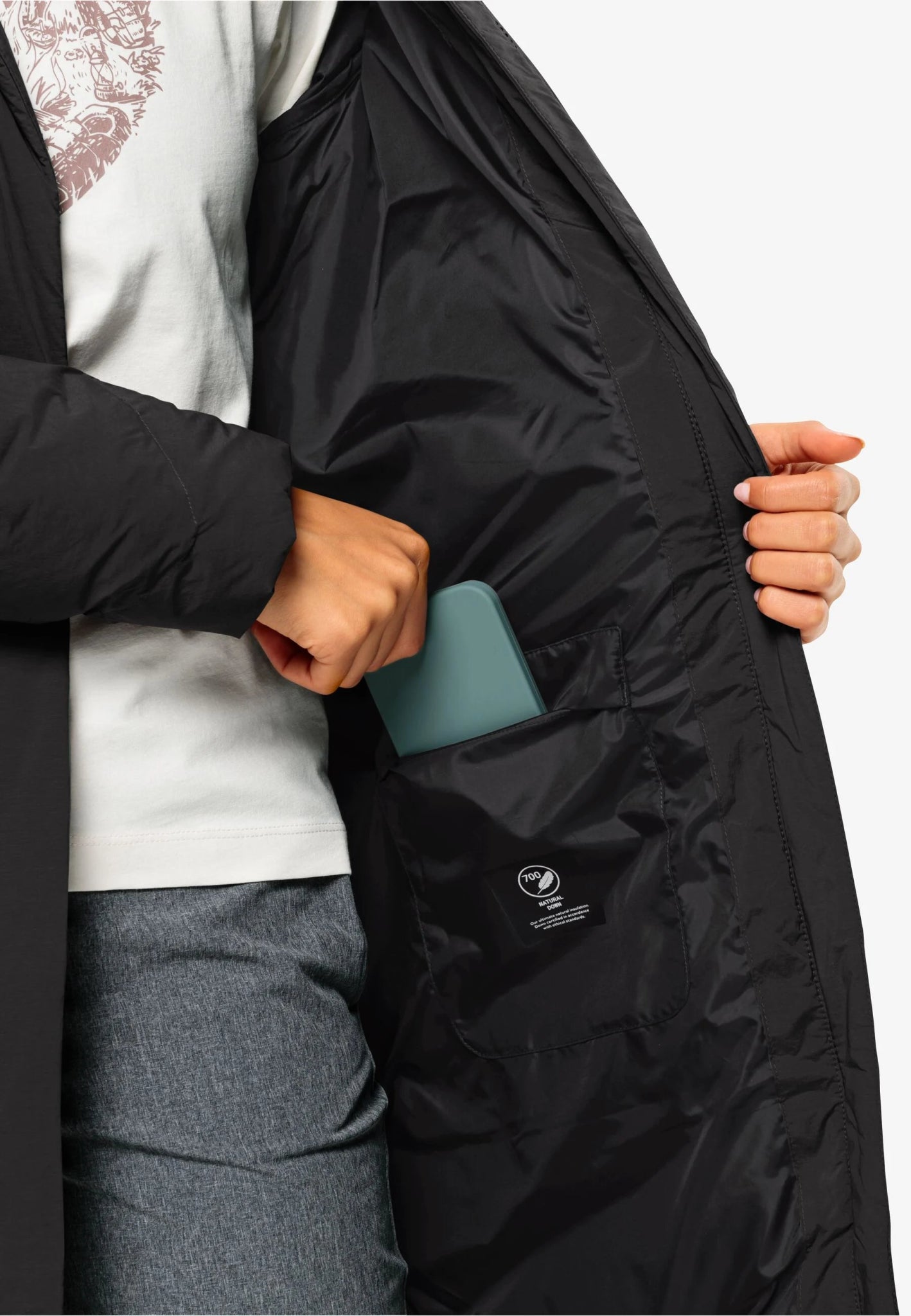 Jack Wolfskin W MARIENPLATZ COAT W RDS - Coats & Parkas at PeakStyle
