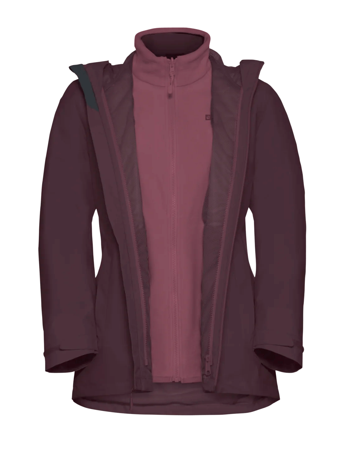 Jack Wolfskin W MOONRISE 3IN1 JACKET W - Jackets at PeakStyle