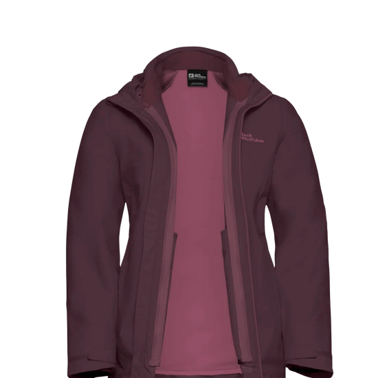 Jack Wolfskin W MOONRISE 3IN1 JACKET W - Jackets at PeakStyle