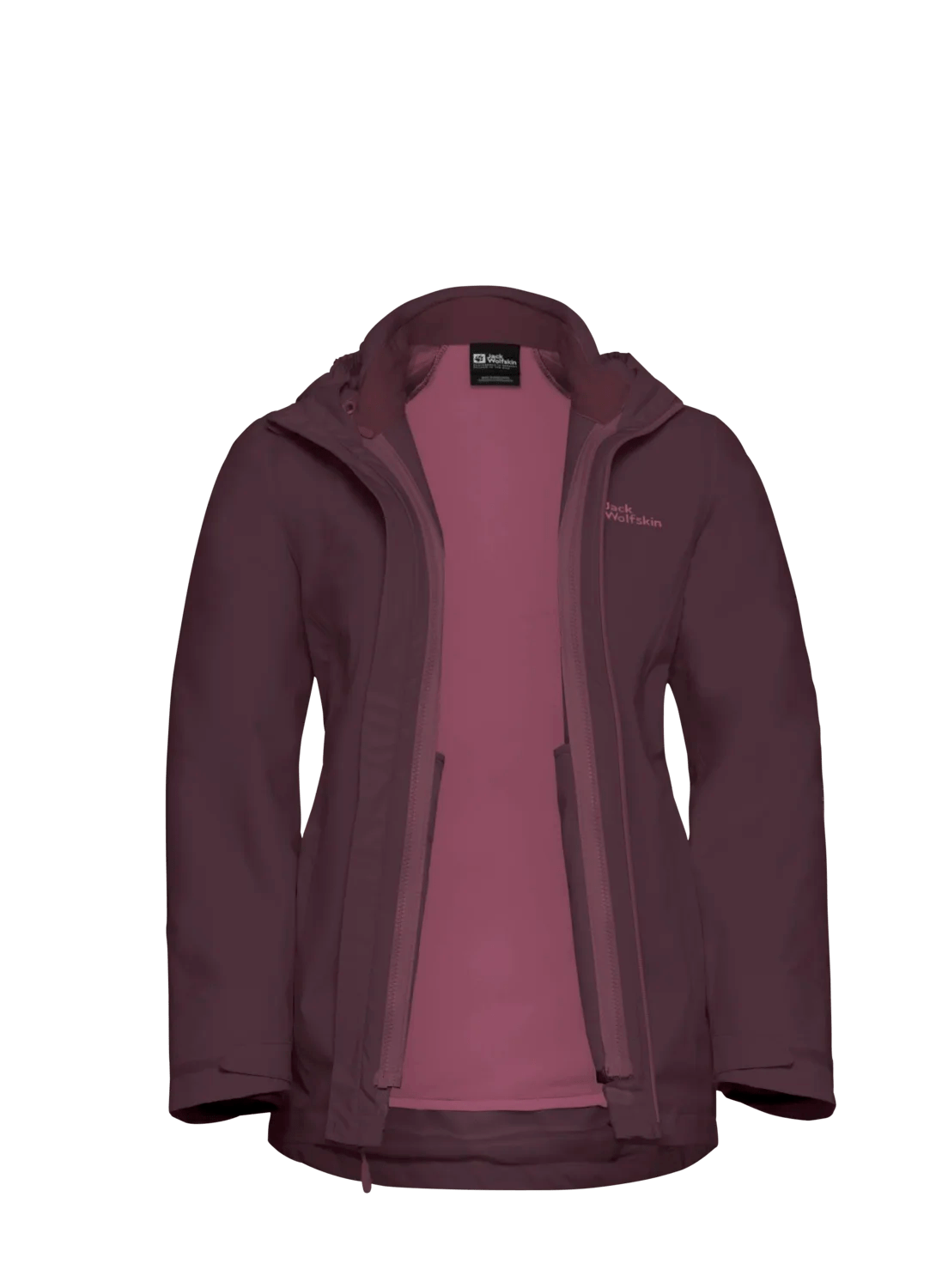 Jack Wolfskin W MOONRISE 3IN1 JACKET W - Jackets at PeakStyle