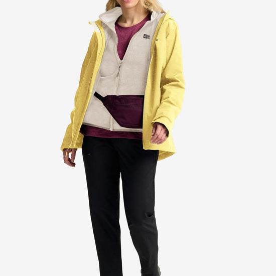 Jack Wolfskin W MOONRISE 3IN1 JACKET W - Jackets at PeakStyle