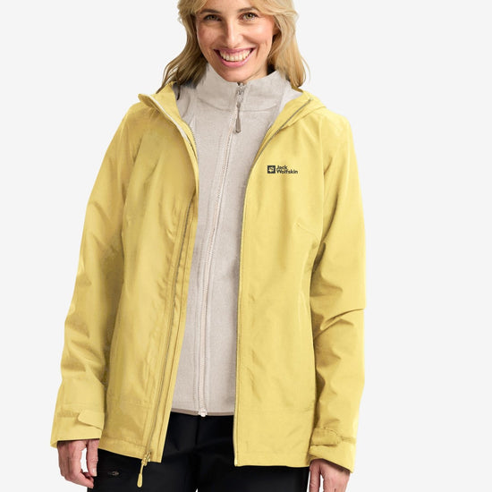 Jack Wolfskin W MOONRISE 3IN1 JACKET W - Jackets at PeakStyle