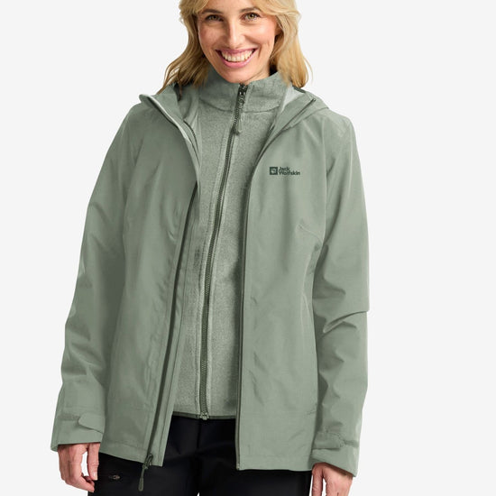 Jack Wolfskin W MOONRISE 3IN1 JACKET W - Jackets at PeakStyle