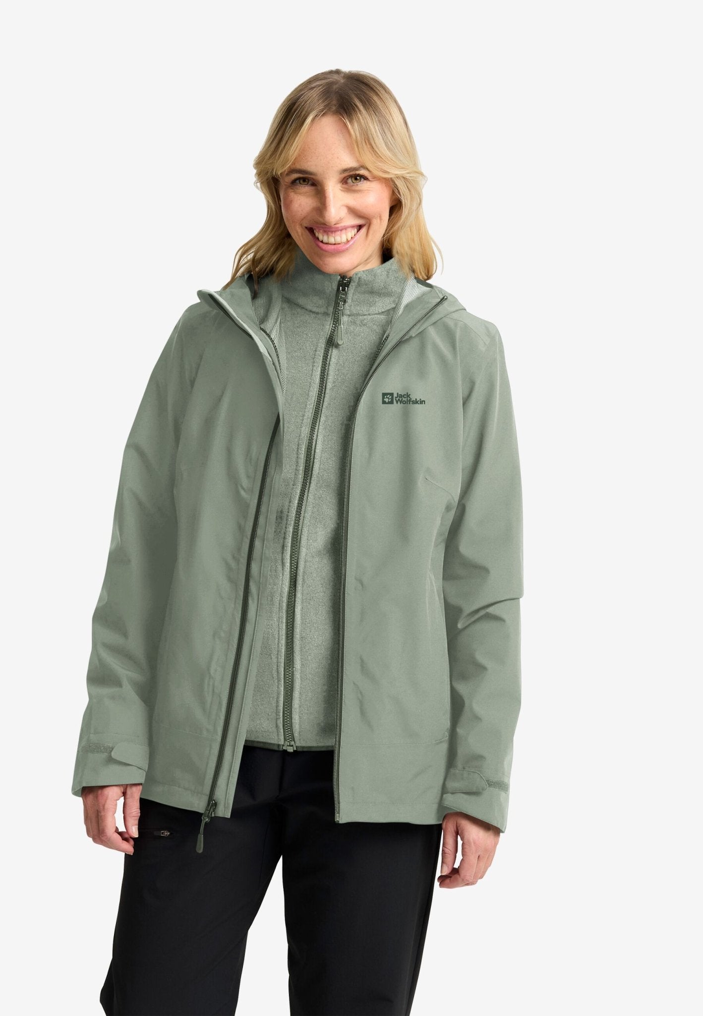 Jack Wolfskin W MOONRISE 3IN1 JACKET W - Jackets at PeakStyle