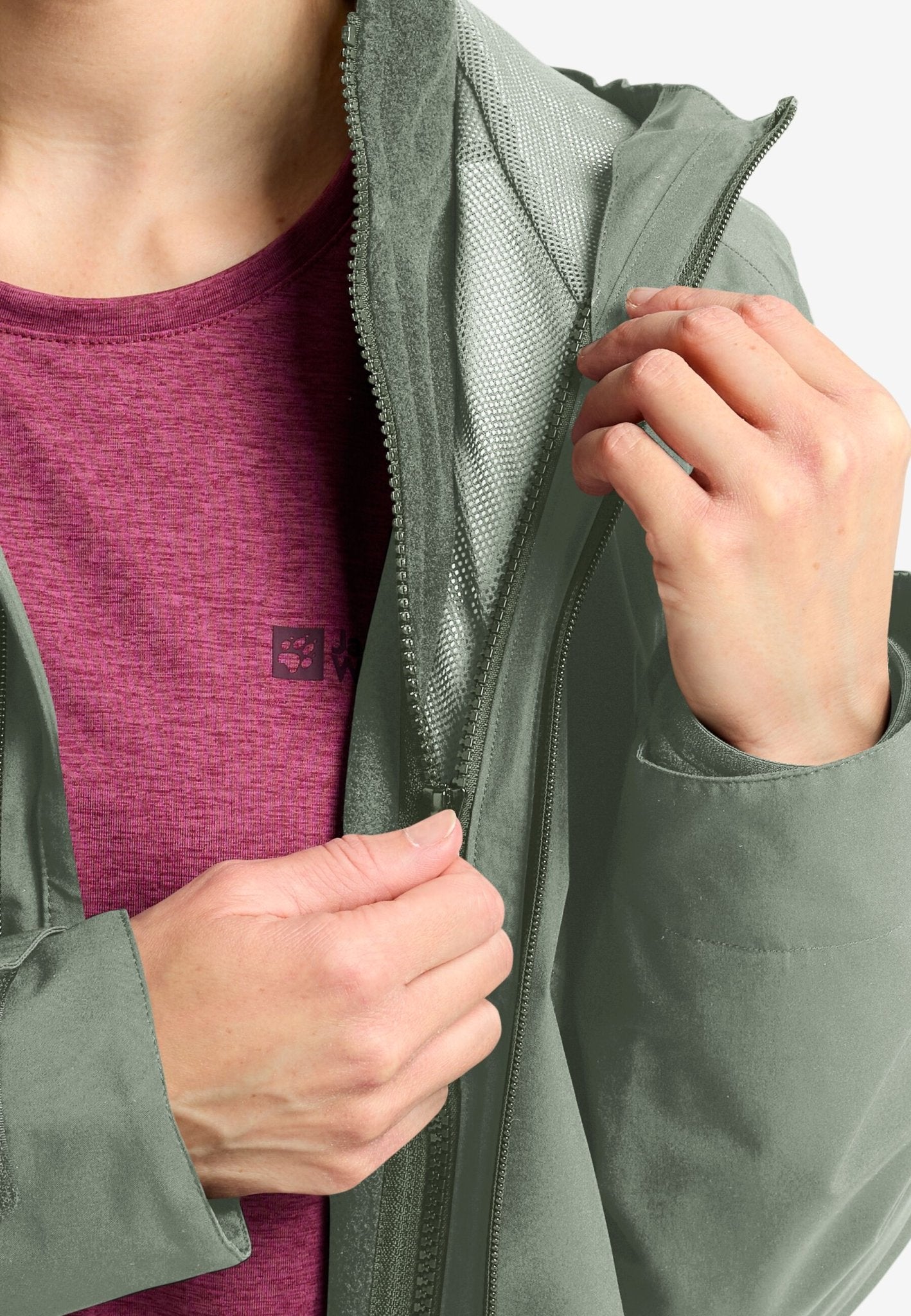 Jack Wolfskin W MOONRISE 3IN1 JACKET W - Jackets at PeakStyle
