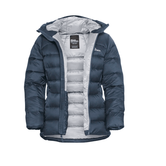 Jack Wolfskin W NEBELHORN DOWN HOODY W RDS - at PeakStyle