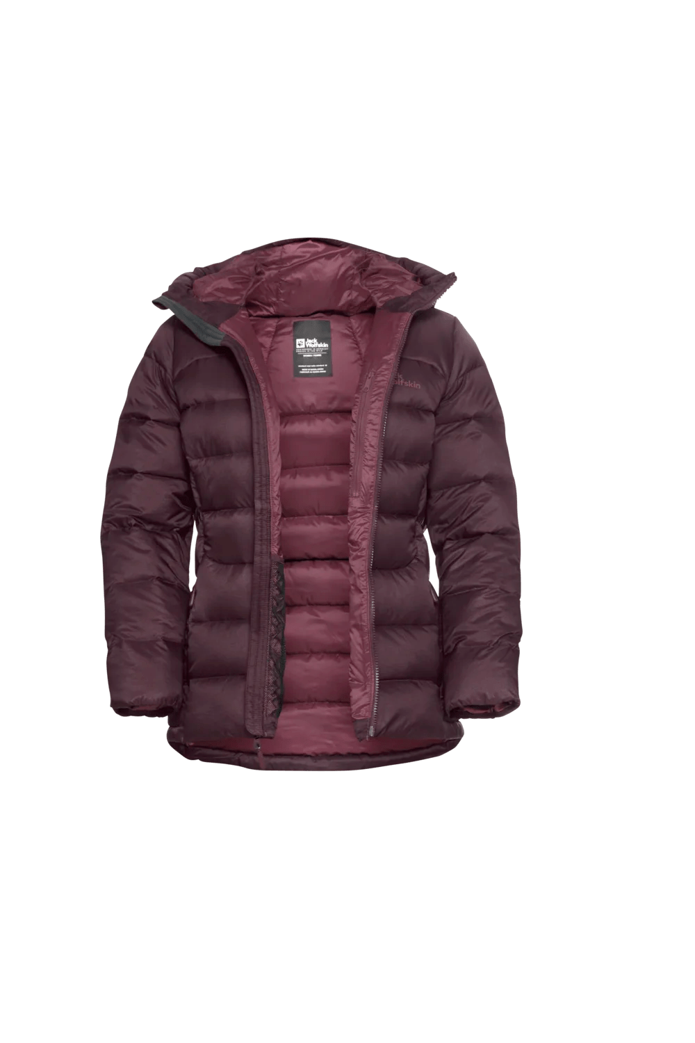 Jack Wolfskin W NEBELHORN DOWN HOODY W RDS - at PeakStyle