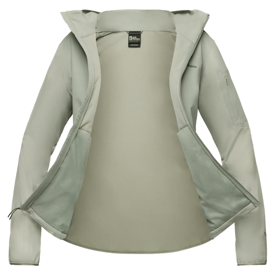 Jack Wolfskin W PRELIGHT TRAIL HOODY W - Midlayer at PeakStyle