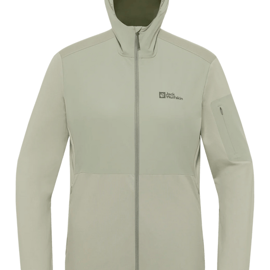 Jack Wolfskin W PRELIGHT TRAIL HOODY W - Midlayer at PeakStyle