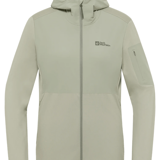Jack Wolfskin W PRELIGHT TRAIL HOODY W - Midlayer at PeakStyle