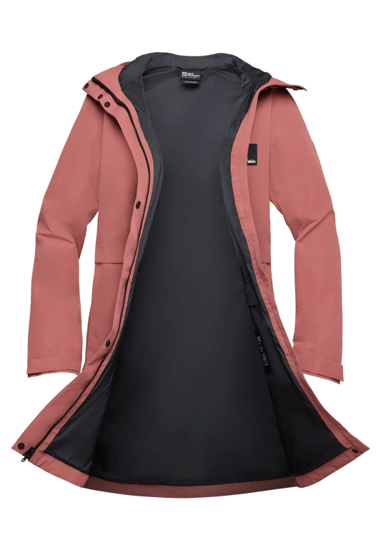 Jack Wolfskin W TERRAVIEW 2L COAT W - Coats & Parkas at PeakStyle