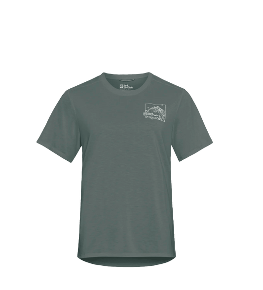 Jack Wolfskin W VONNAN GRAPHIC T W - Underwear at PeakStyle
