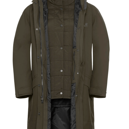 Jack Wolfskin W WINTERDUNE 3IN1 COAT W - Coats & Parkas at PeakStyle