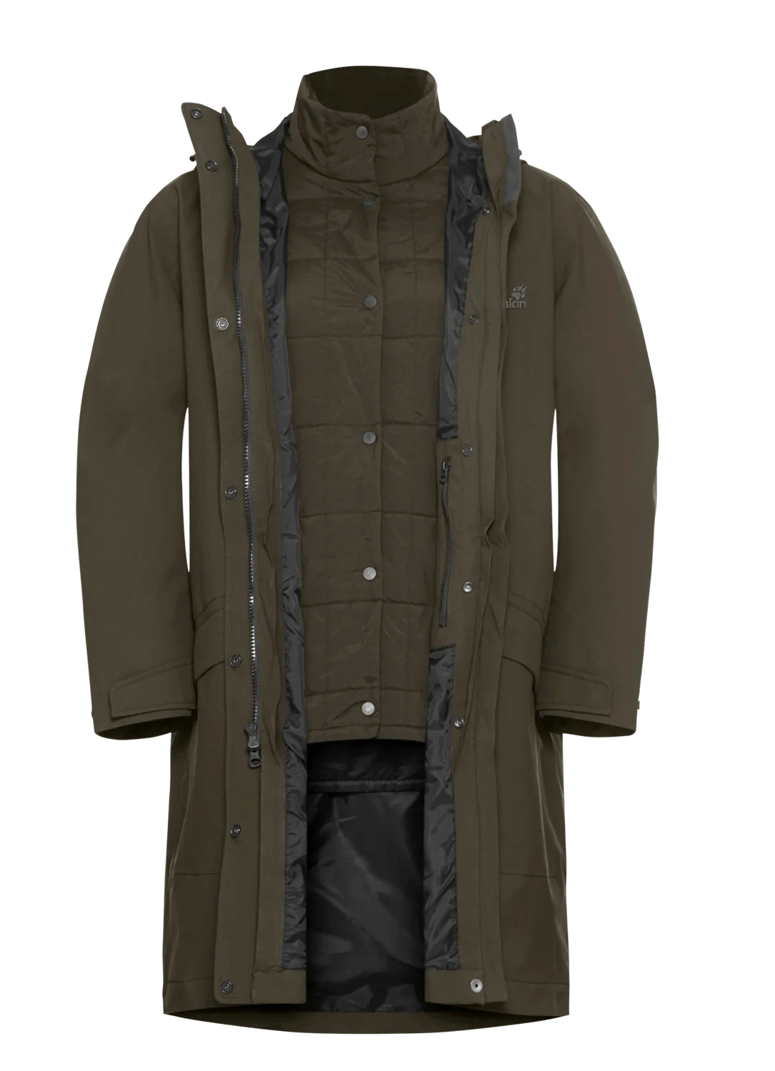 Jack Wolfskin W WINTERDUNE 3IN1 COAT W - Coats & Parkas at PeakStyle