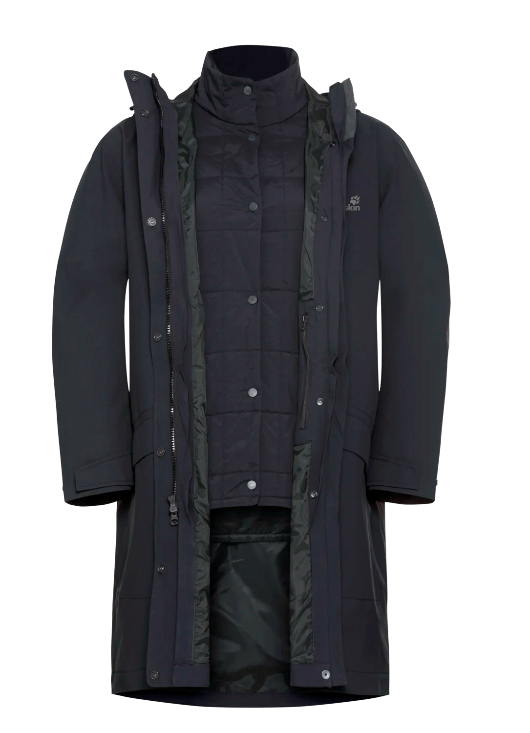 Jack Wolfskin WINTERDUNE 3IN1 COAT W - Coats & Parkas at PeakStyle