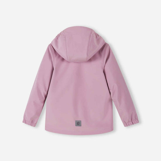 Reima Koivula Softshelljacke in Grey Pink – Rückansicht