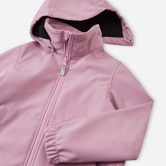 Reima Koivula Softshelljacke in Grey Pink – Detailansicht