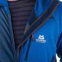 Mountain Equipment M ECLIPSE HOODED JACKET - Majolica Blue - Mykonos Blue S Midlayer - PeakStyle