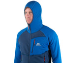 Mountain Equipment M ECLIPSE HOODED JACKET - Majolica Blue - Mykonos Blue S Midlayer - PeakStyle