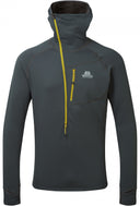 Mountain Equipment M ECLIPSE HOODED ZIP T - Anvil Grey S Midlayer - PeakStyle
