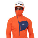 Mountain Equipment M ECLIPSE HOODED ZIP T - Magma - Medieval S Midlayer - PeakStyle